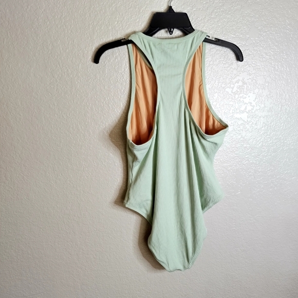 NWT Madewell Ribbed Snap-Front One-Piece Swimsuit Sz Xl - Picture 6 of 6